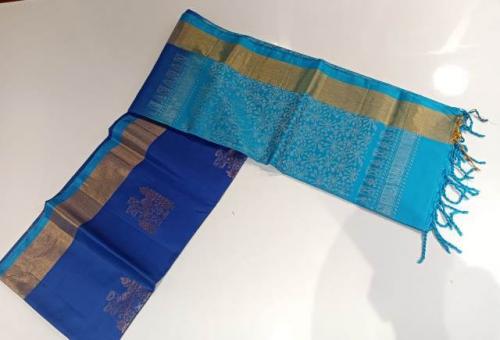 SOFT SILK SAREE WITH BLOUSE